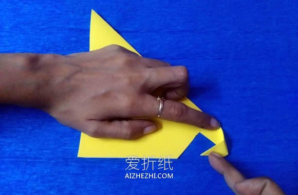 幼儿园怎么折纸小猫咪的折法简单又可爱- www.aizhezhi.com