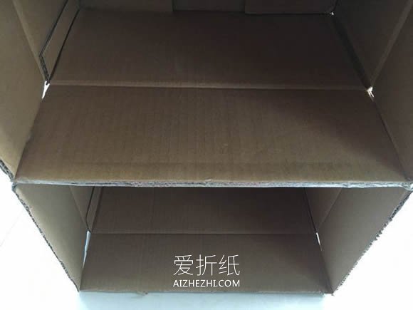 怎么做双层纸箱鞋架的手工制作方法教程- www.aizhezhi.com