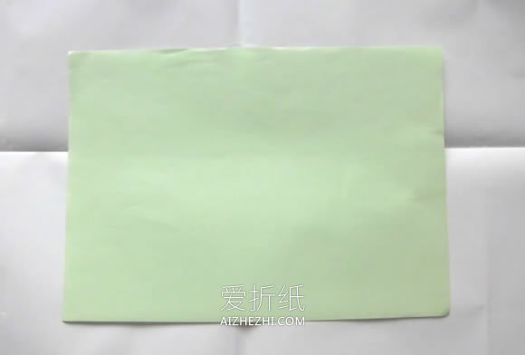 怎么折纸松树信纸的简单折法过程图解- www.aizhezhi.com
