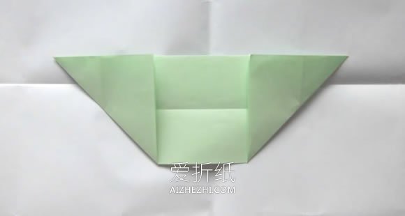 怎么折纸松树信纸的简单折法过程图解- www.aizhezhi.com