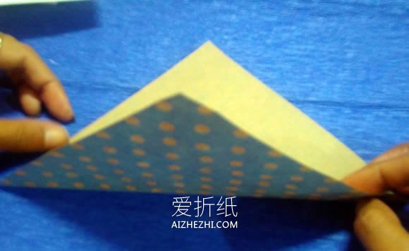 儿童怎么简单折纸鲸鱼的折法图解教程- www.aizhezhi.com