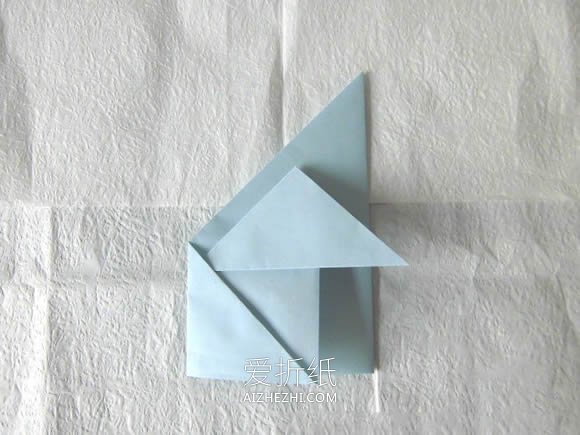 怎么简单折纸小房子信纸的折法图解教程- www.aizhezhi.com