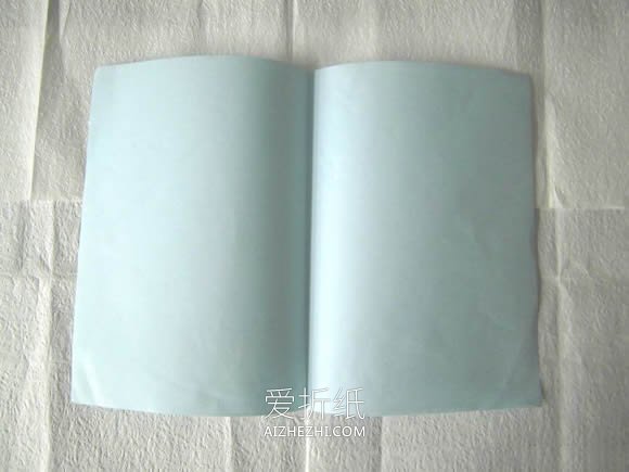 怎么简单折纸小房子信纸的折法图解教程- www.aizhezhi.com