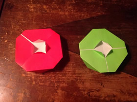 幼儿园怎么简单折纸飞碟的折法图解教程