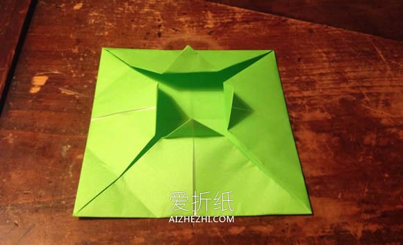 幼儿园怎么简单折纸飞碟的折法图解教程- www.aizhezhi.com