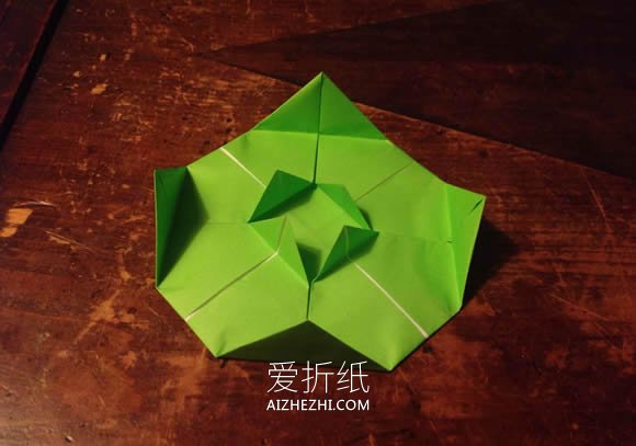 幼儿园怎么简单折纸飞碟的折法图解教程- www.aizhezhi.com