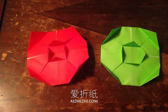 幼儿园怎么简单折纸飞碟的折法图解教程- www.aizhezhi.com