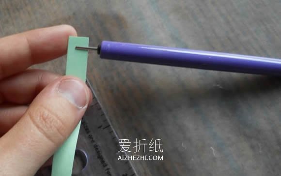 怎么做衍纸五瓣花的入门手工教程图解- www.aizhezhi.com