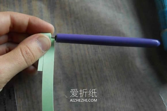 怎么做衍纸五瓣花的入门手工教程图解- www.aizhezhi.com