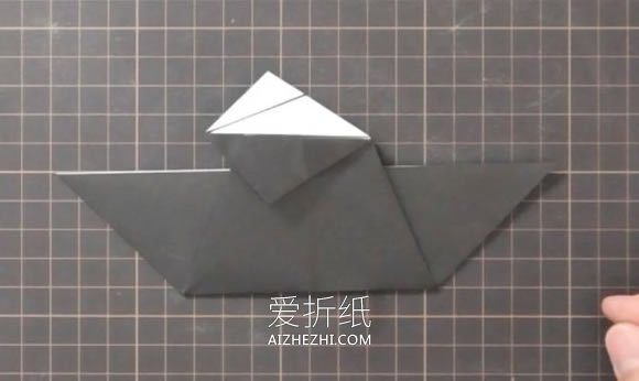 怎么简单折纸会说话乌鸦的折法图解步骤- www.aizhezhi.com