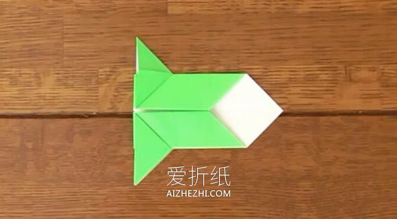 怎么折纸小航天飞机的折法简单步骤图解- www.aizhezhi.com