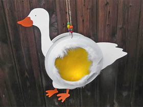 怎么做中秋节鸭子灯笼的手工制作方法