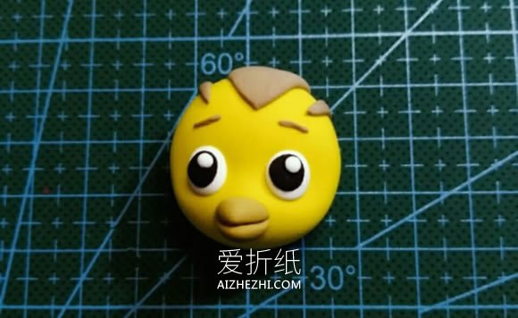 怎么做粘土萌鸡小队麦奇的手工制作图解教程- www.aizhezhi.com