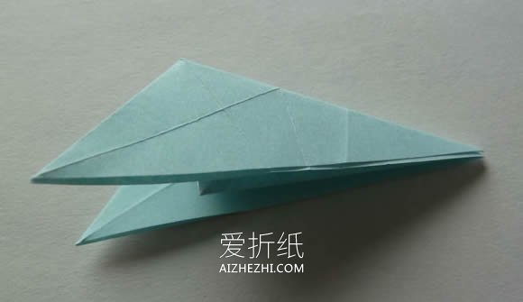 怎么做带剪纸图案千纸鹤的折纸方法图解- www.aizhezhi.com