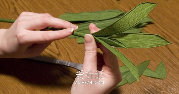 怎么做皱纹纸冠花贝母的手工制作方法- www.aizhezhi.com