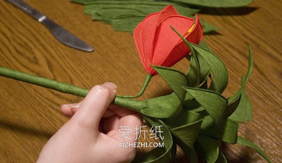 怎么做皱纹纸冠花贝母的手工制作方法- www.aizhezhi.com