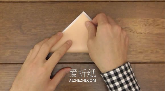 怎么折纸像史努比可爱狗狗的折法图解- www.aizhezhi.com