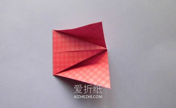 怎么折纸圣诞老人挂饰的两种折法图解步骤- www.aizhezhi.com