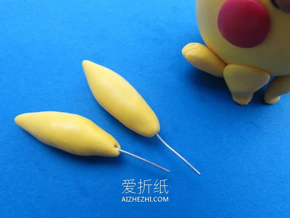 怎么做软陶口袋妖怪皮卡丘的制作方法图解- www.aizhezhi.com