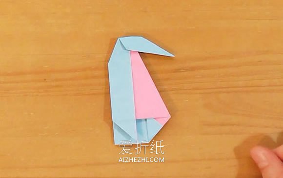 怎么简单折纸双色企鹅的折叠方法步骤图解- www.aizhezhi.com