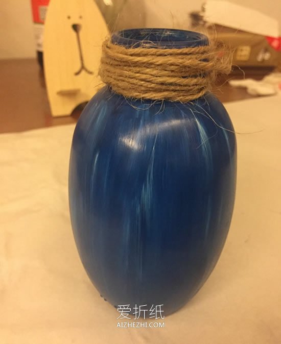 怎么用丙烯颜料做漂亮玻璃花瓶的制作方法- www.aizhezhi.com