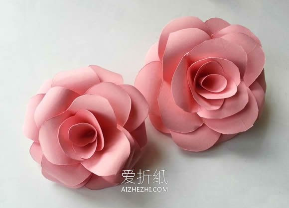 怎么做简单又好看彩纸花的手工制作图解教程- www.aizhezhi.com