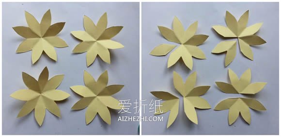 怎么做简单又好看彩纸花的手工制作图解教程- www.aizhezhi.com