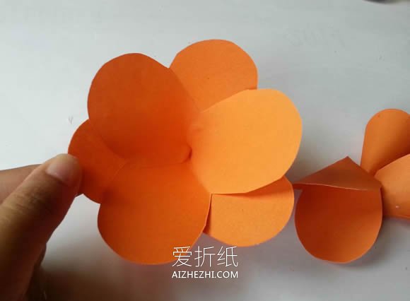 怎么做简单又好看彩纸花的手工制作图解教程- www.aizhezhi.com