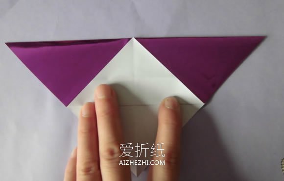 怎么折纸圣诞老人糖果盒的折法步骤图解- www.aizhezhi.com