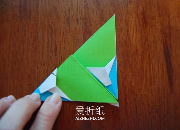 怎么手工做美丽纸花球的折纸过程图解- www.aizhezhi.com