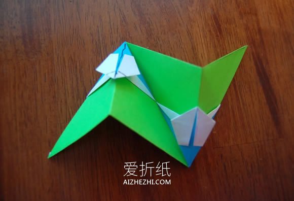 怎么手工做美丽纸花球的折纸过程图解- www.aizhezhi.com