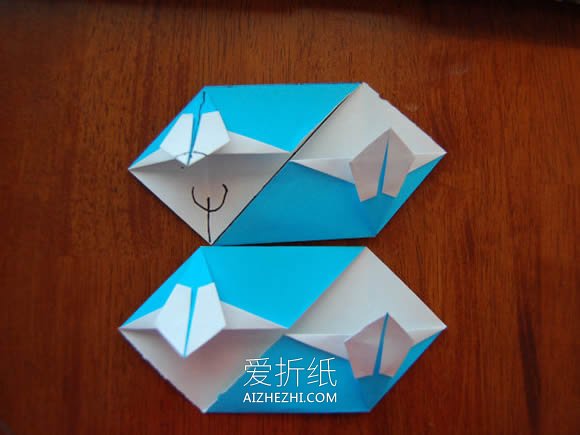 怎么手工做美丽纸花球的折纸过程图解- www.aizhezhi.com