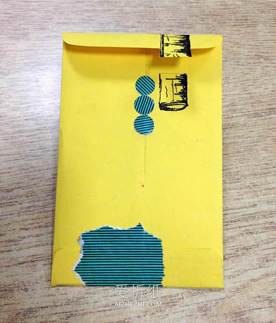 怎么折纸赠送礼品卡的信封的折法及作品图片- www.aizhezhi.com