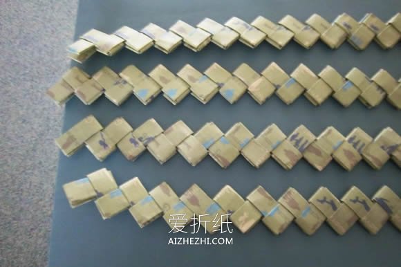 怎么用纸编织收纳筐/装饰篮的折叠方法图解- www.aizhezhi.com