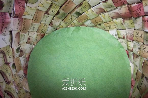 怎么用纸编织收纳筐/装饰篮的折叠方法图解- www.aizhezhi.com