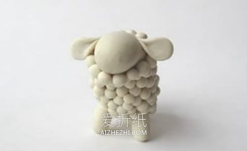 怎么做超轻粘土绵羊的手工制作图解教程- www.aizhezhi.com