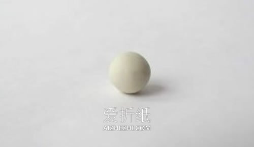 怎么做超轻粘土绵羊的手工制作图解教程- www.aizhezhi.com