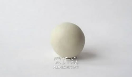 怎么做超轻粘土绵羊的手工制作图解教程- www.aizhezhi.com