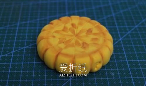 怎么做超轻粘土圆月饼的手工制作图解教程- www.aizhezhi.com