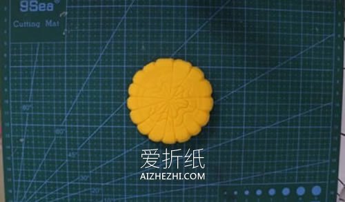 怎么做超轻粘土圆月饼的手工制作图解教程- www.aizhezhi.com