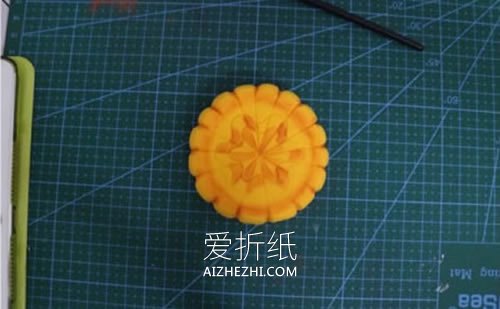 怎么做超轻粘土圆月饼的手工制作图解教程- www.aizhezhi.com