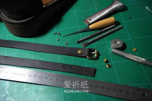 怎么用旧皮靴做文艺复古凉鞋的改造制作方法- www.aizhezhi.com