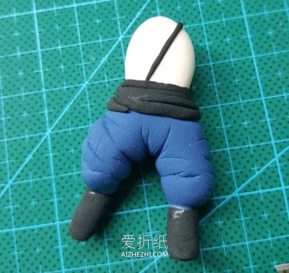 怎么做超轻粘土英雄联盟亚索的制作步骤图- www.aizhezhi.com