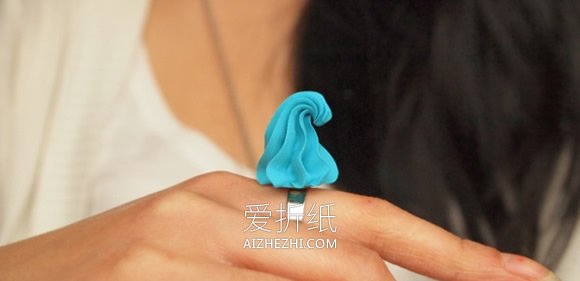 怎么做创意超轻粘土冰激凌饰品的制作方法- www.aizhezhi.com