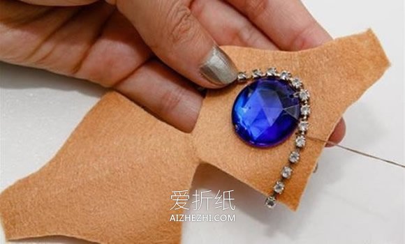 怎么做串珠宝石耳环的制作方法教程- www.aizhezhi.com