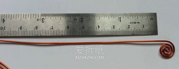 怎么用金属丝做高音符号戒指的制作方法图解- www.aizhezhi.com