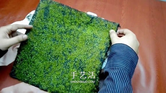 简单自制迷你池塘装饰摆件的制作方法教程- www.aizhezhi.com