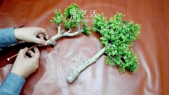 简单自制迷你池塘装饰摆件的制作方法教程- www.aizhezhi.com