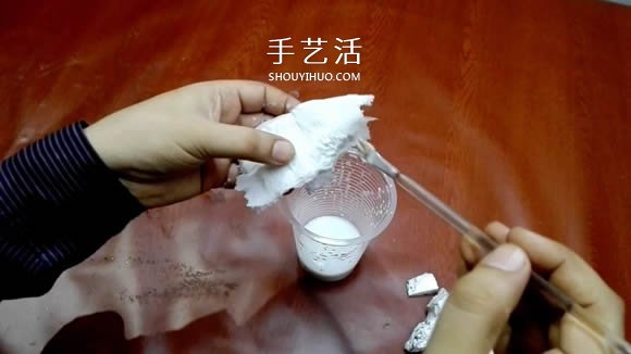 简单自制迷你池塘装饰摆件的制作方法教程- www.aizhezhi.com