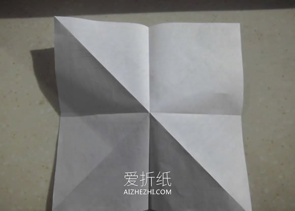 怎么折纸拥抱的双手的折法步骤图解- www.aizhezhi.com